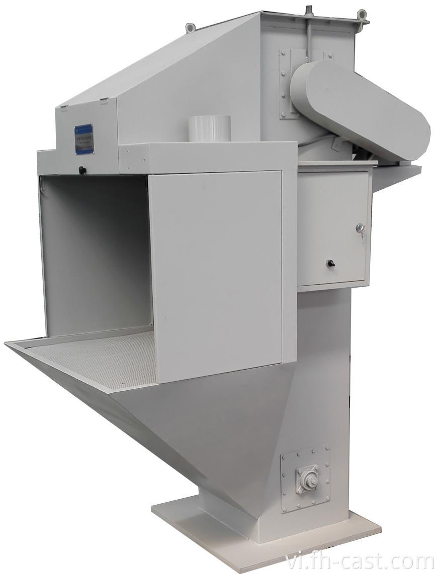 Open type sand shower machine